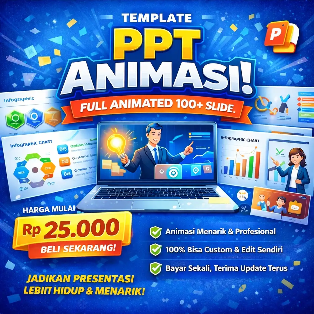 Ratusan Template Animasi PPT Siap Pakai