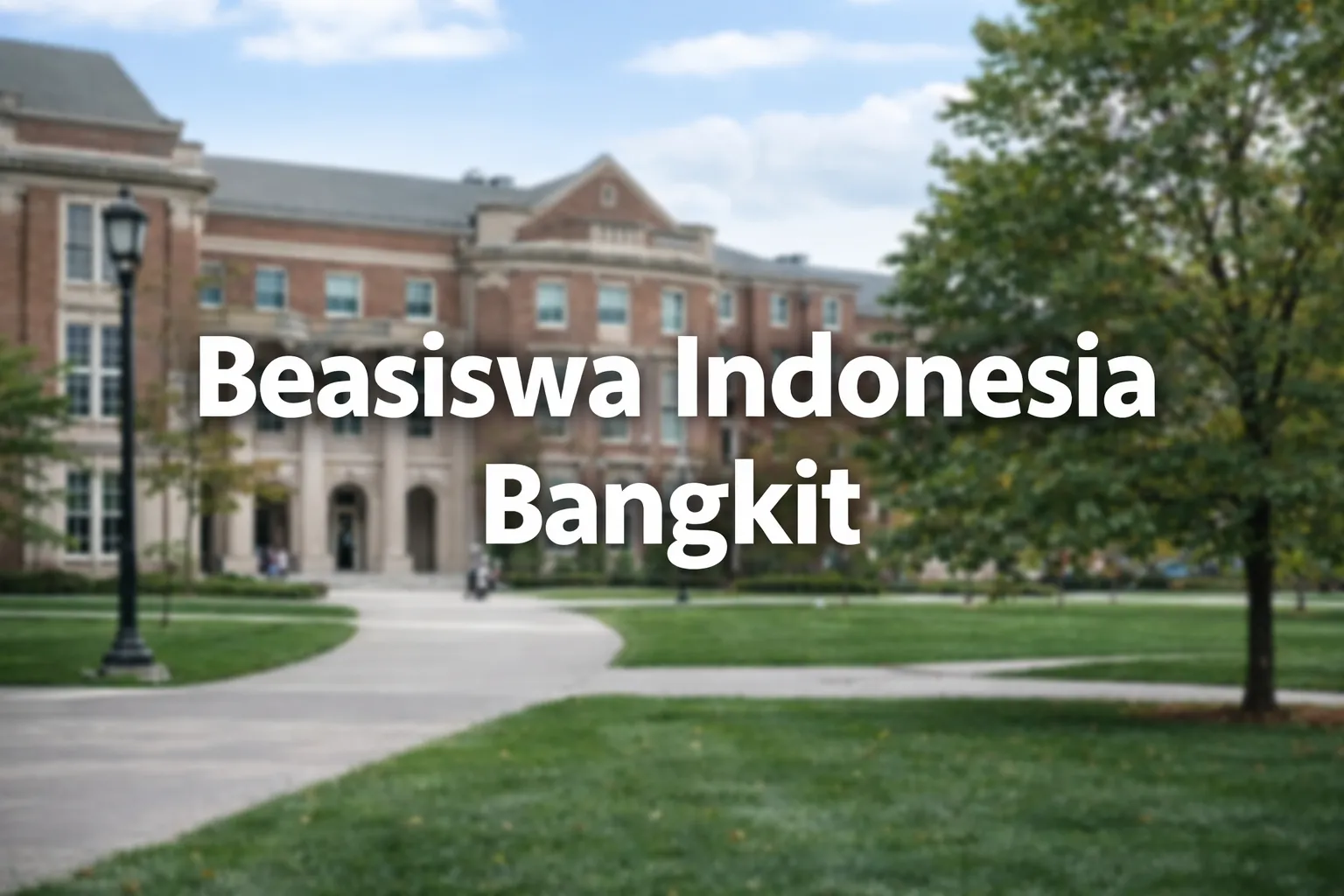 Beasiswa Indonesia Bangkit Kemenag 2026