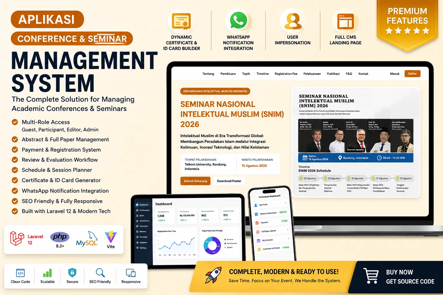 Aplikasi Manajemen Seminar dan Konferensi